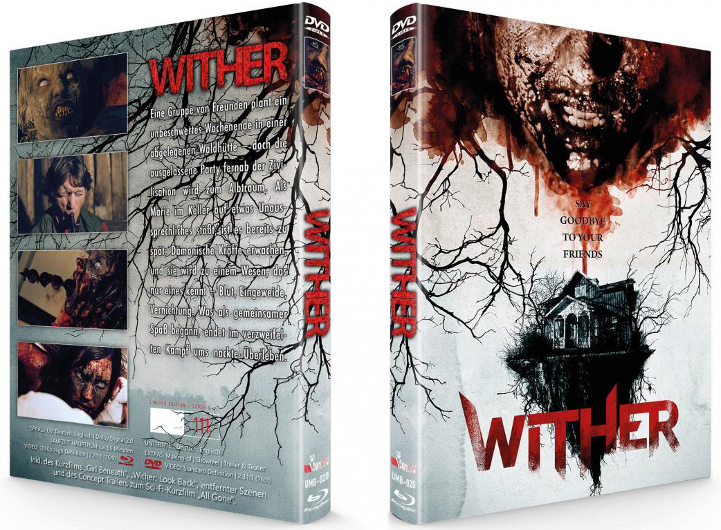 WITHER (CABIN OF THE DEAD) (Blu-Ray+DVD) - Cover D - Mediabook - Limited 111 Edition