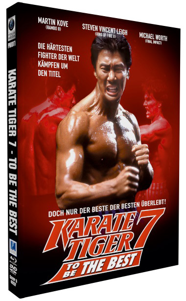 KARATE TIGER 7 - TO BE THE BEST (Blu-Ray+DVD) - Cover A - Mediabook - Limited 333 Edition