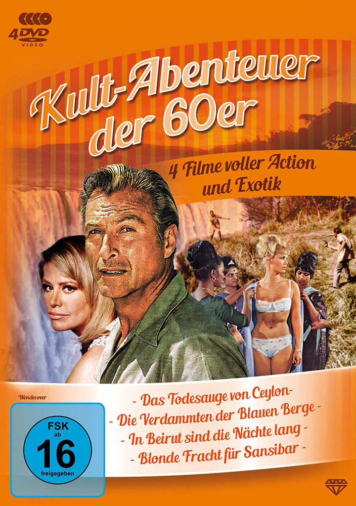 KULT-ABENTEUER DER 60ER Vol. 1 - 4 Filme voller Action und Exotik (4DVDs)