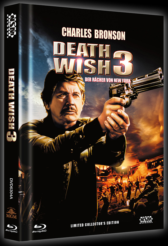 DEATH WISH 3 - DER RÄCHER VON NEW YORK (Blu-Ray+DVD) - Cover A - Mediabook - B-Ware ohne Limitierungsnummer!