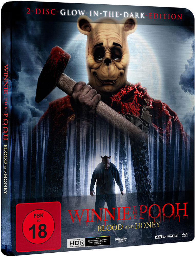 WINNIE THE POOH: BLOOD AND HONEY (4K UHD+Blu-Ray) - Limited SteelBook Edition - Uncut