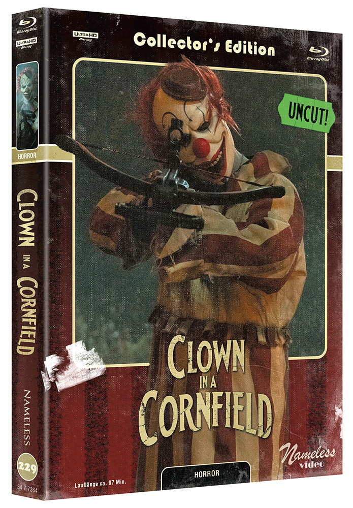 CLOWN IN A CORNFIELD (4K UHD+Blu-Ray) - Cover C - Mediabook - Limited 444 Edition