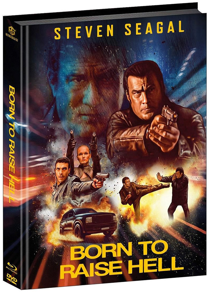 BORN TO RAISE HELL (Blu-Ray+DVD) (3Discs) - Cover A - Mediabook (Wattiert) - Limited 150 Edition