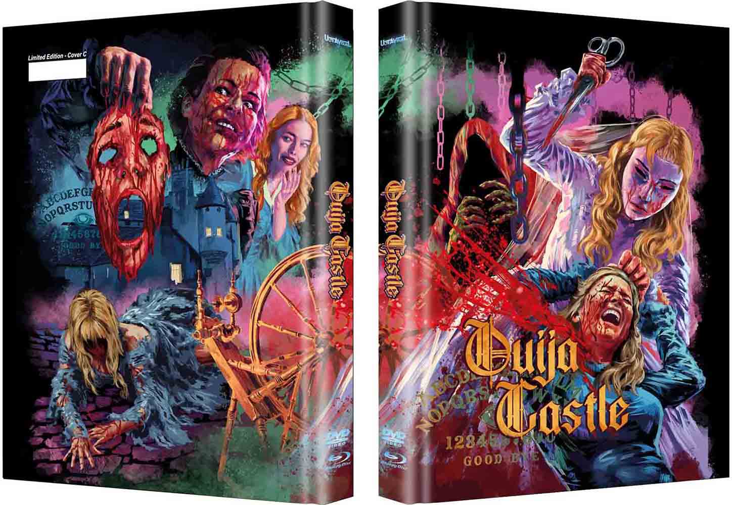 OUIJA CASTLE (Blu-Ray+DVD) - Cover C - Mediabook - Limited 200 Edition - Uncut