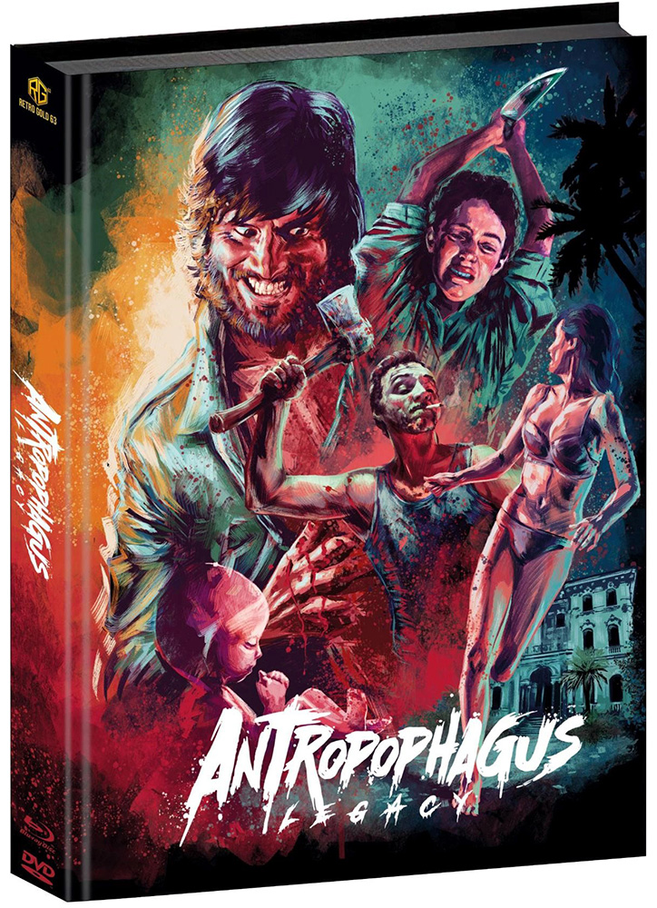 ANTROPOPHAGUS LEGACY (Blu-Ray+DVD) - Cover B - Mediabook (Wattiert) - Limited 363 Edition