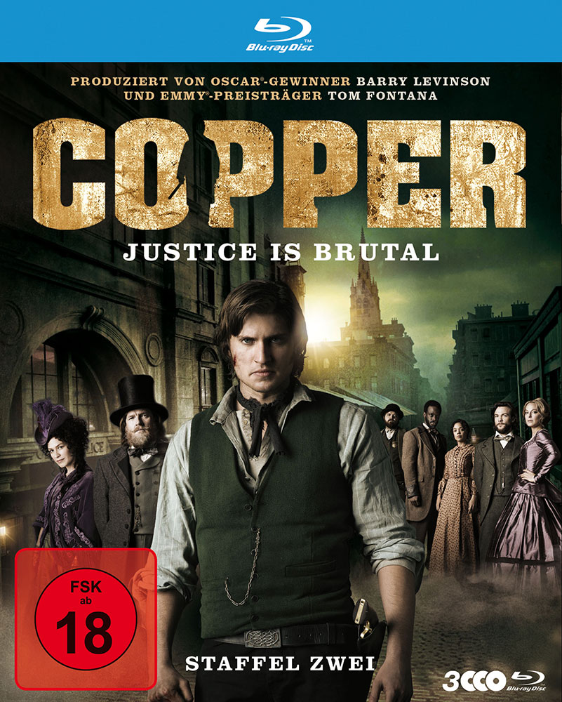 COPPER - JUSTICE IS BRUTAL - Staffel 2 (Blu-Ray) (3Discs)