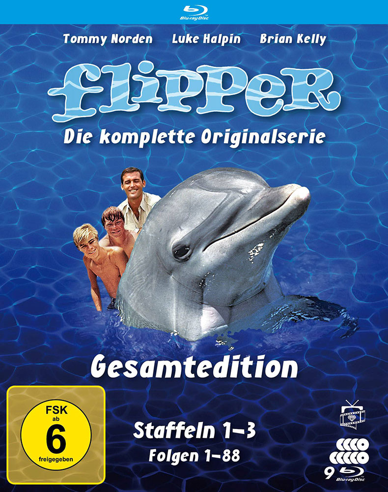 FLIPPER GESAMTEDITION - Staffel 1-3 (Blu-Ray) (9Discs)