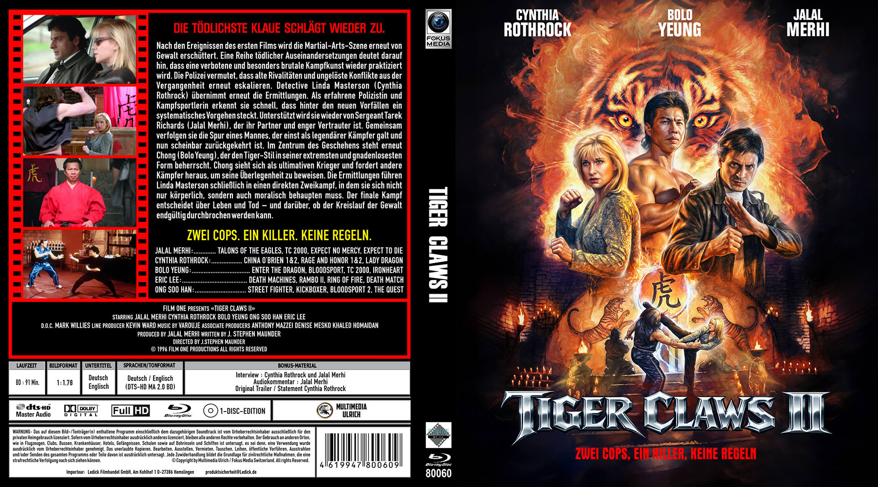 TIGER CLAWS II (Blu-Ray)
