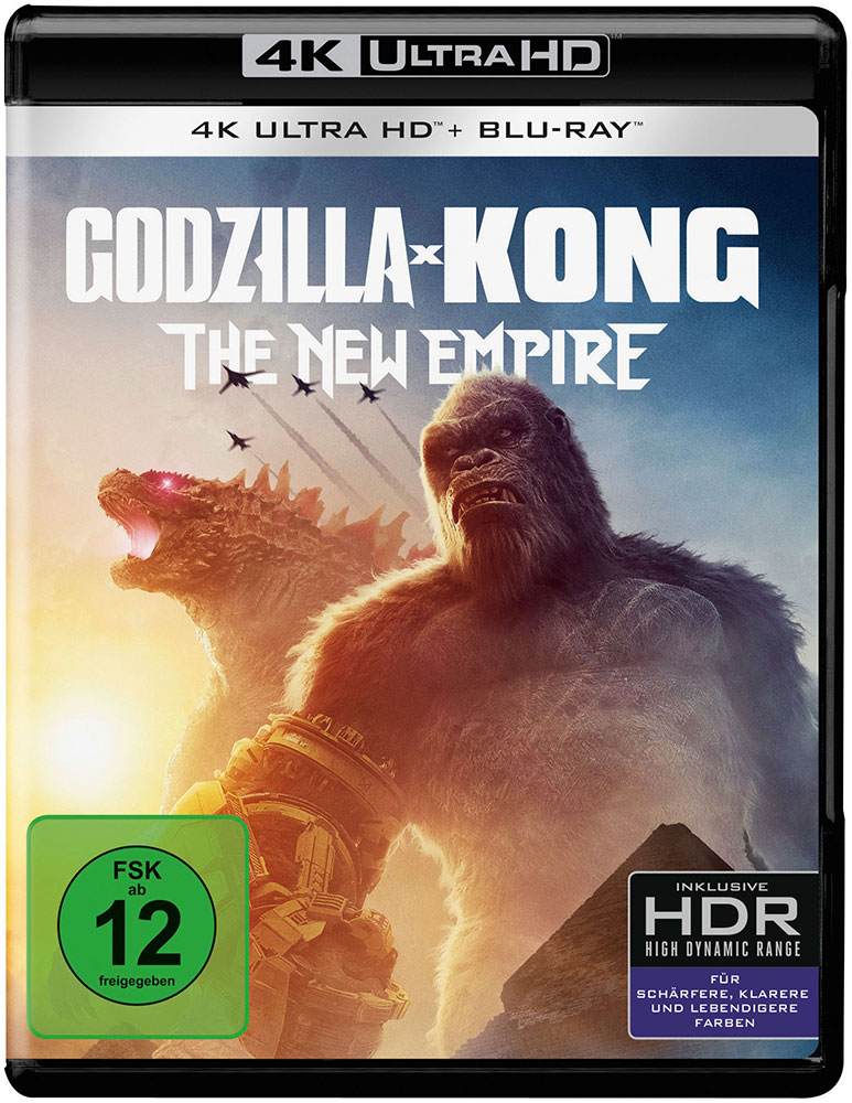 GODZILLA X KONG: THE NEW EMPIRE (4K UHD+Blu-Ray) (2Discs)