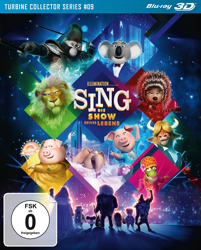 SING 2: DIE SHOW DEINES LEBENS (Blu-Ray 3D) - Turbine Collector Series #09