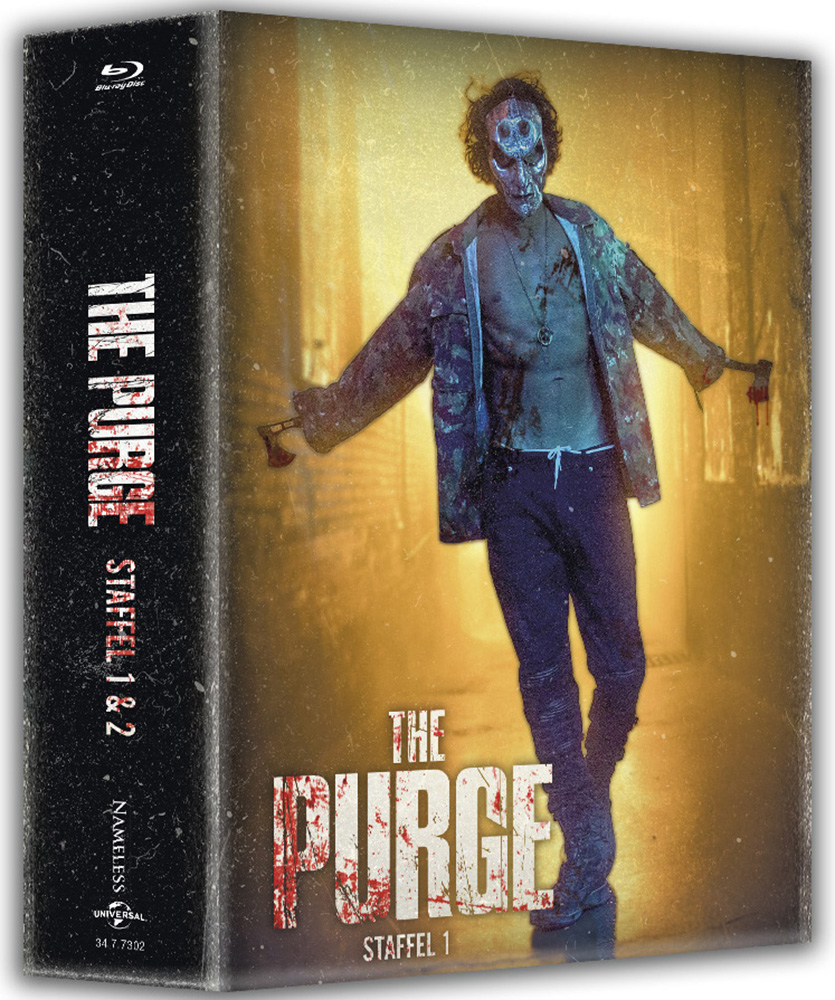 PURGE, THE - DIE SÄUBERUNG - Staffel 1 & 2 (Blu-Ray) (4Discs) - Cover B - Mediabook - Limited 333 Edition - Schuber