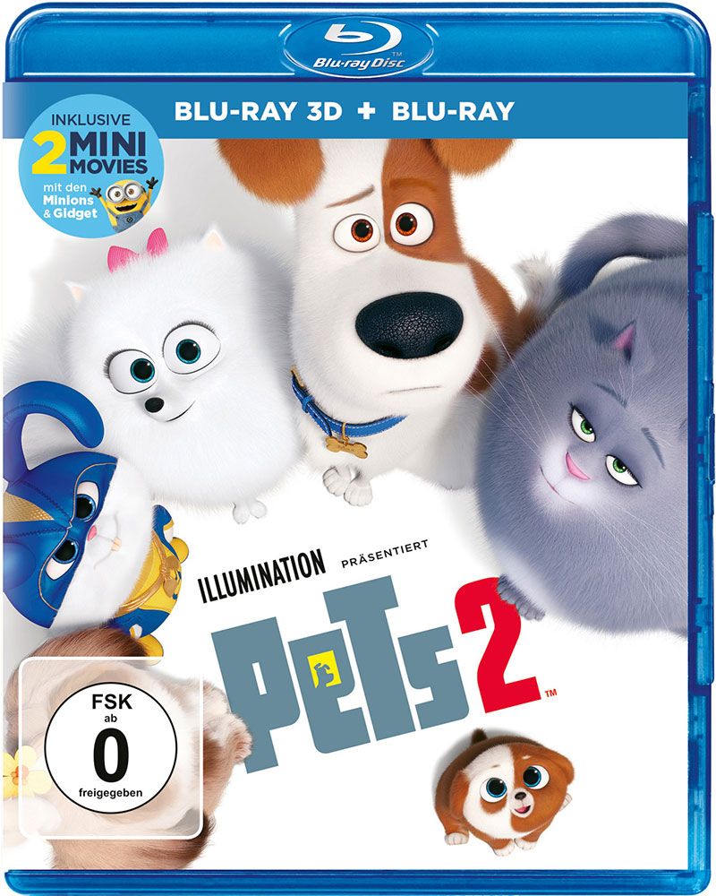 PETS 2 (Blu-Ray 3D+Blu-Ray) (2Discs) - 2D & 3D Version