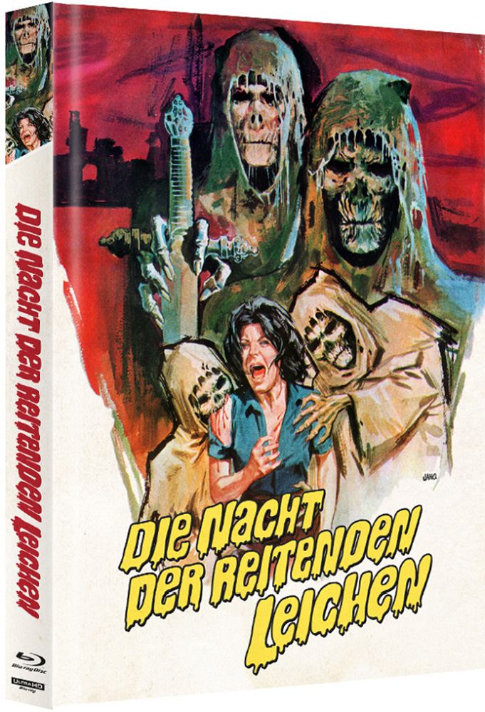 NACHT DER REITENDEN LEICHEN, DIE (4K UHD+Blu-Ray) - Cover B - Mediabook - Limited 500 Edition
