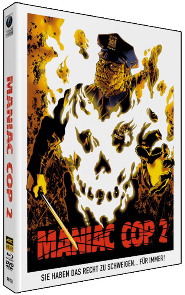 MANIAC COP 2 (4K UHD+Blu-Ray+DVD) - Cover E - Mediabook (Wattiert) - Limited Edition