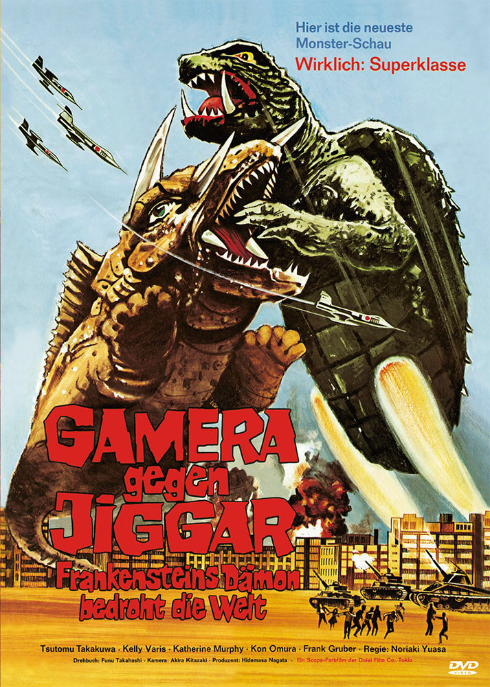 GAMERA GEGEN JIGGAR - FRANKENSTEINS DÄMON BEDROHT DIE WELT