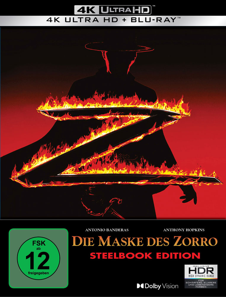 MASKE DES ZORRO, DIE (4K UHD+Blu-Ray) - Steelbook - Limited Edition