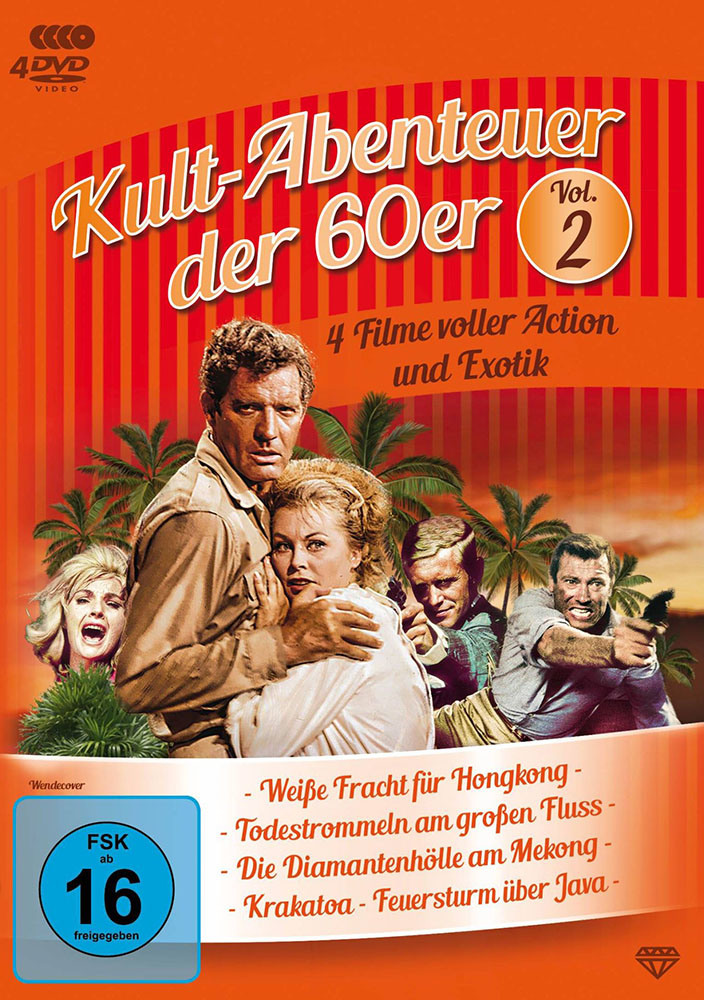 KULT-ABENTEUER DER 60ER Vol. 2 - 4 Filme voller Action und Exotik (4DVDs)