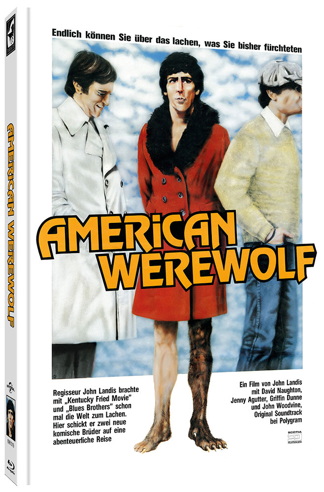 AN AMERICAN WEREWOLF IN LONDON (Blu-Ray) (2Discs) - Cover E - Mediabook - Limited 333 Edition