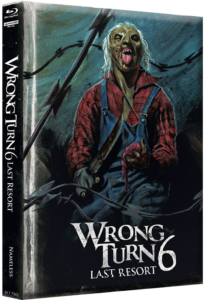 WRONG TURN 6 - LAST RESORT (4K UHD+Blu-Ray) - Cover B - Mediabook (Wattiert) - Limited 222 Edition