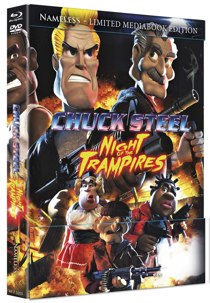 CHUCK STEEL (Blu-Ray+DVD) - Cover A - Mediabook - Limited 222 Edition