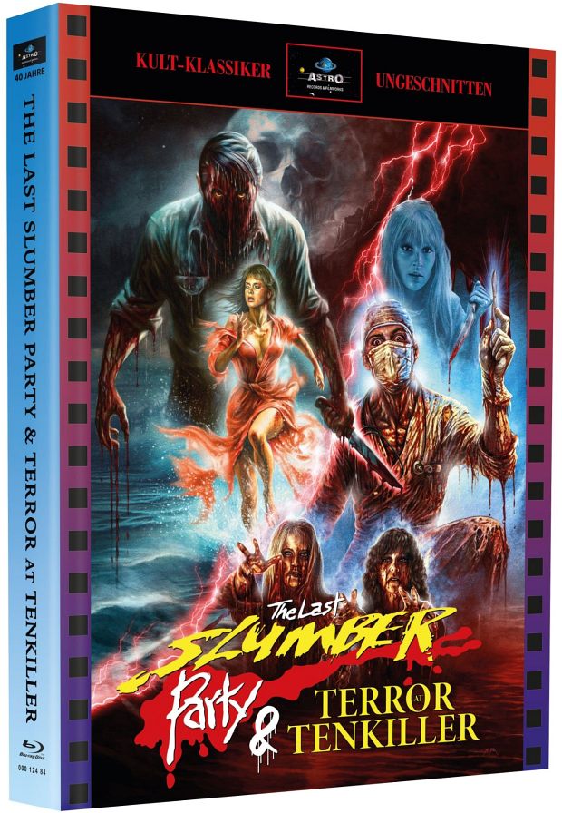 LAST SLUMBER PARTY, THE & TERROR AT TENKILLER (Blu-Ray) (2Discs)- Cover A - Mediabook - Limited 66 Edition