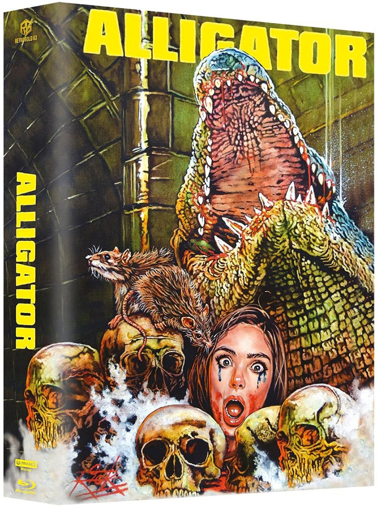 HORROR ALLIGATOR, DER (4K UHD+Blu-Ray) - Cover A - Mega Mediabook - Limited 250 Edition