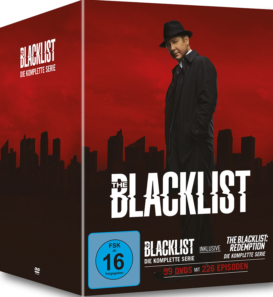 BLACKLIST, THE - Die komplette Serie (59 DVDs) - inkl. THE BLACKLIST: REDEMPTION