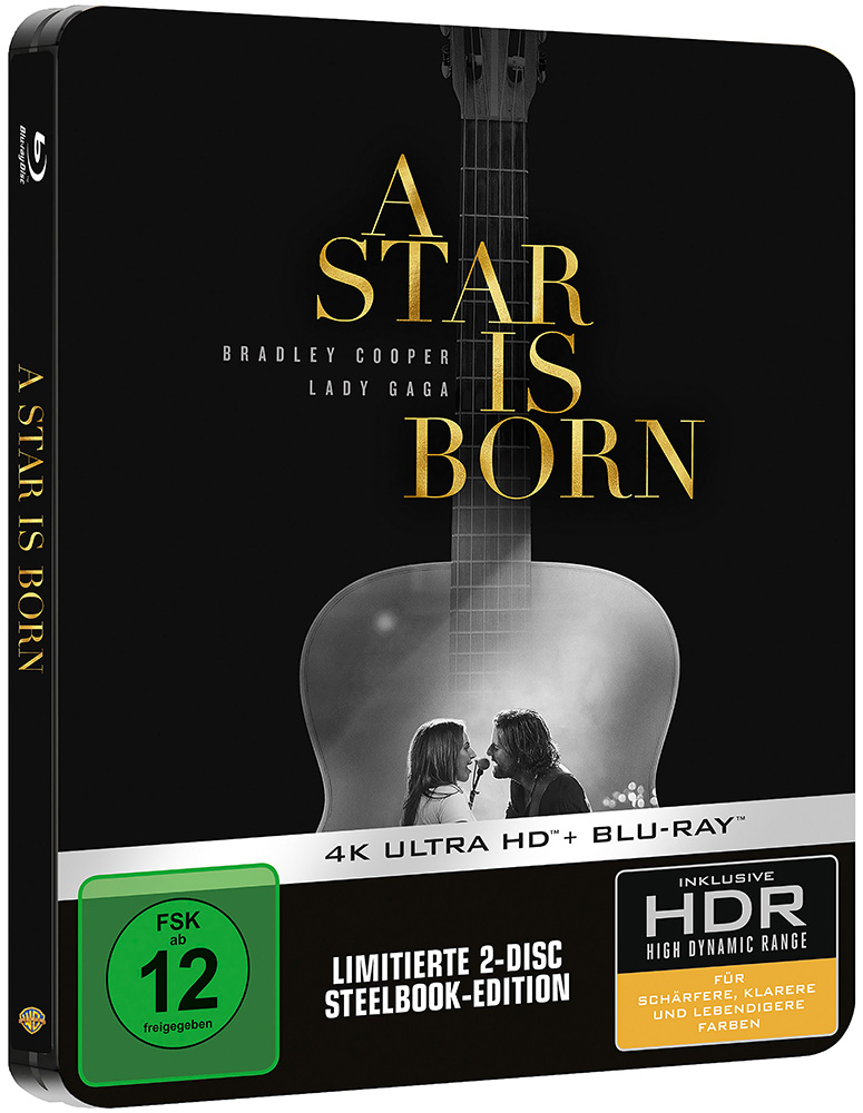 A STAR IS BORN (4K UHD+Blu-Ray) - SteelBook - Limited Edition