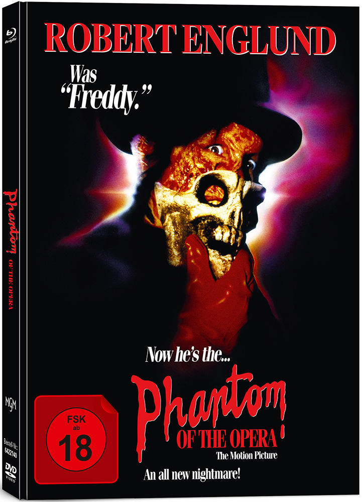 PHANTOM OF THE OPERA - Limited Mediabook Edition - Uncut - Robert Englund