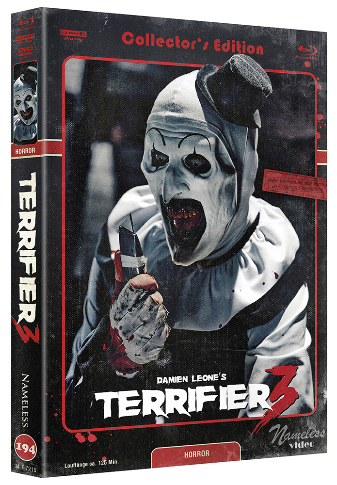 TERRIFIER 3 (4K UHD) (3Discs) - Cover C - Mediabook - Limited 1000 Edition