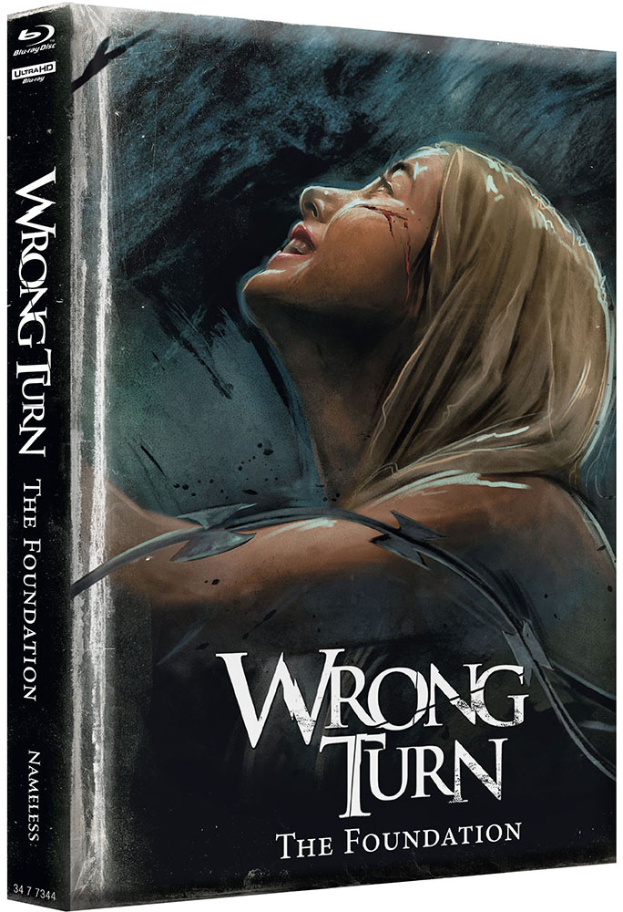 WRONG TURN 7 - THE FOUNDATION (4K UHD+Blu-Ray) - Cover B - Mediabook (Wattiert) - Limited 222 Edition