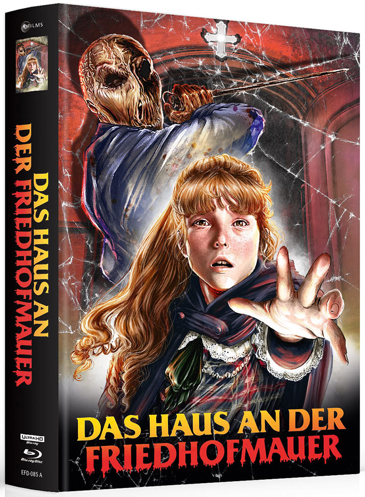 HAUS AN DER FRIEDHOFMAUER, DAS (4K UHD+Blu-Ray) - Cover A - Mediabook - Limited 666 Edition - Exclusive Artwork