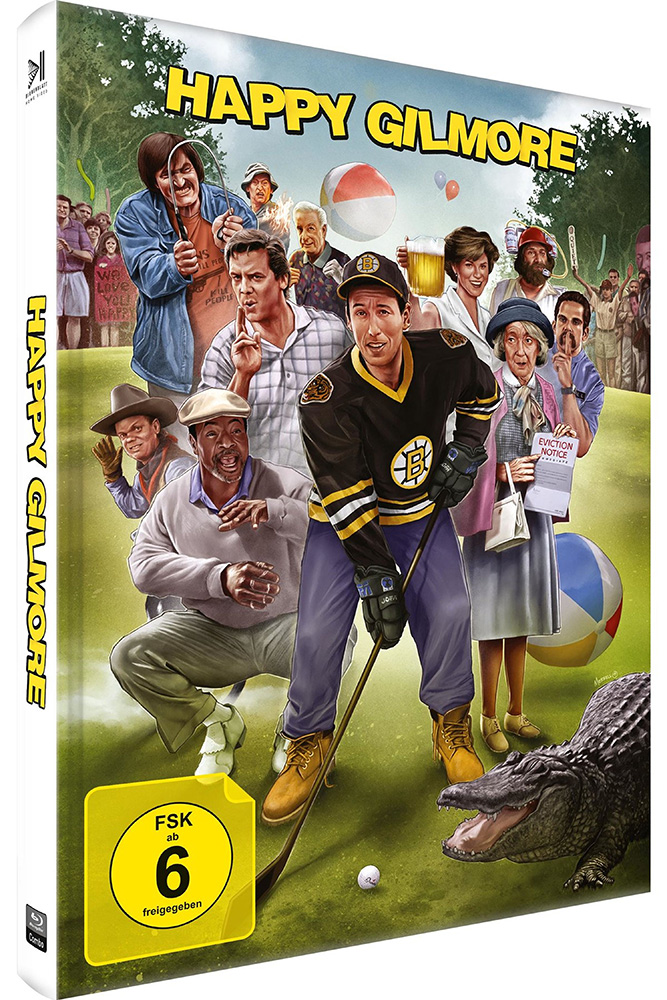 HAPPY GILMORE/BILLY MADISON (Blu-Ray) (2Discs) - Cover A - Mediabook - Limited Edition