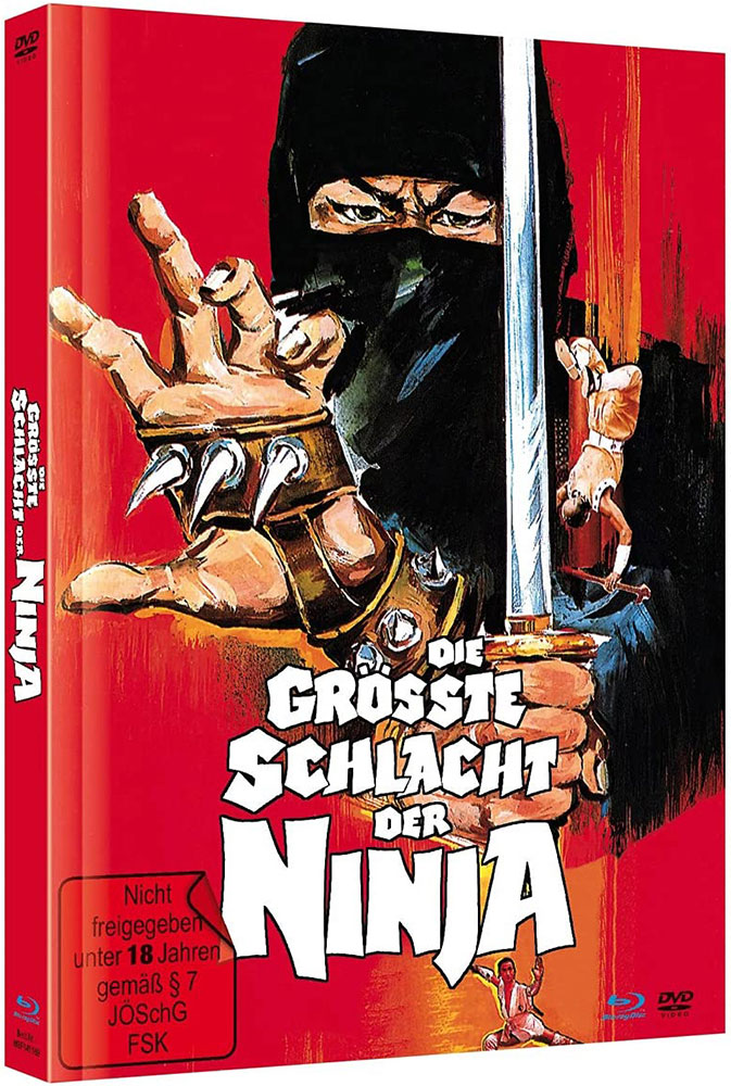 GRÖSSTE SCHLACHT DER NINJA, DIE (Blu-Ray+DVD) - Cover B - Mediabook - Limited 500 Edition - 2K Remastered