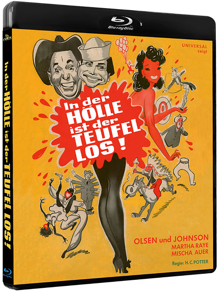 IN DER HÖLLE IST DER TEUFEL LOS (HELLZAPOPPIN) (s/w) (Blu-Ray) - Uncut - Keep Case