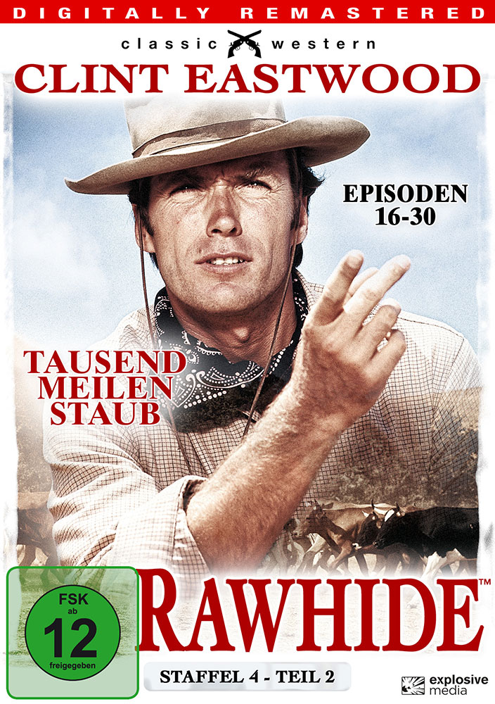 RAWHIDE - TAUSEND MEILEN STAUB - Season 4.2 (4DVD)