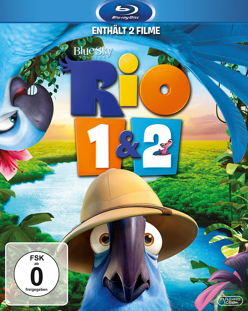 RIO 1&2 (Blu-Ray) (2Discs)