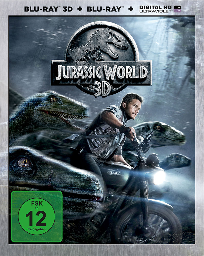 JURASSIC WORLD (Blu-Ray 3D+Blu-Ray) (2Discs) - 2D & 3D Version