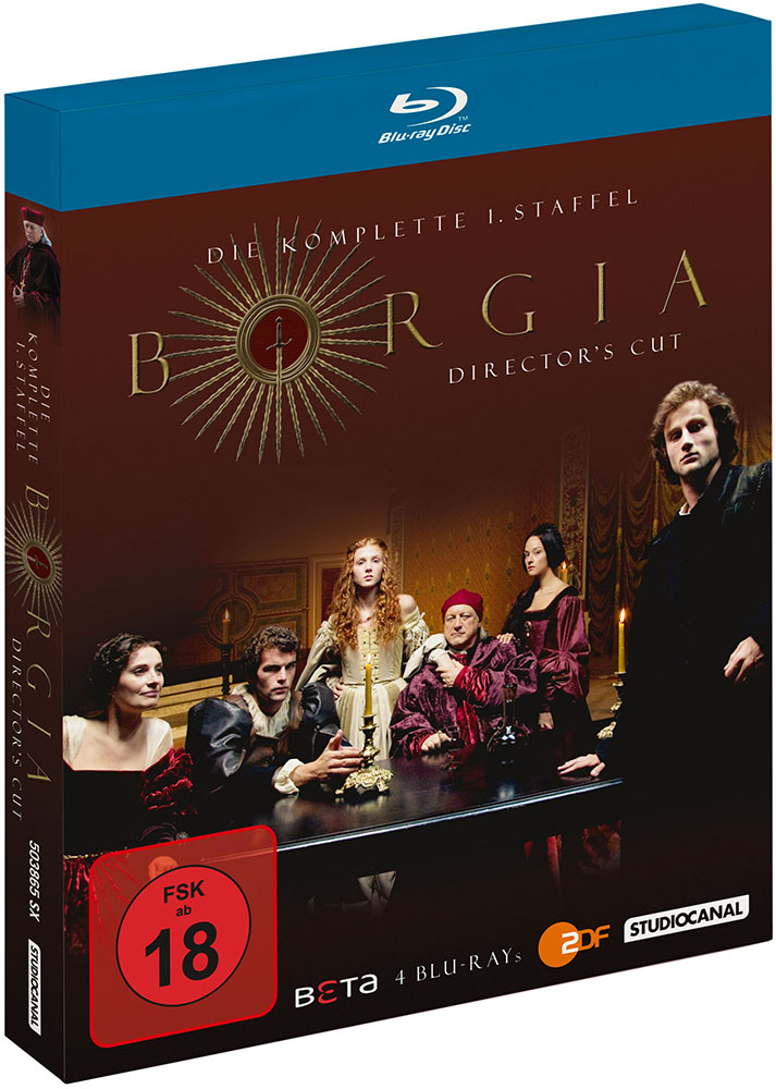 BORGIA - Die komplette 1.Staffel (Blu-Ray) (3Discs) - Directors Cut - Uncut