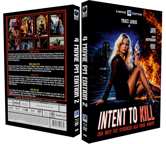 4 Movie PM Edition 2 - INTENT TO KILL - Mediabook (Blu-Ray) - Limited 155 Edition
