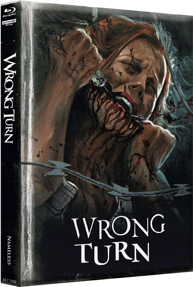 WRONG TURN (4K UHD+Blu-Ray) - Cover B - Mediabook (Wattiert) - Limited 222 Edition
