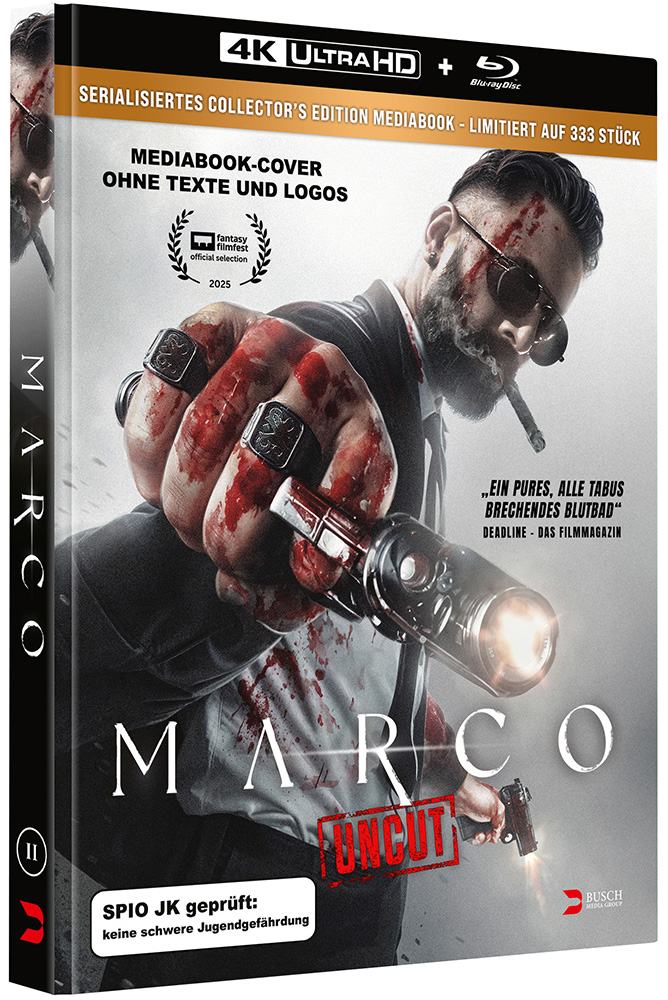 MARCO (4K UHD+Blu-Ray) - Cover B - Mediabook - Limited 333 Edition