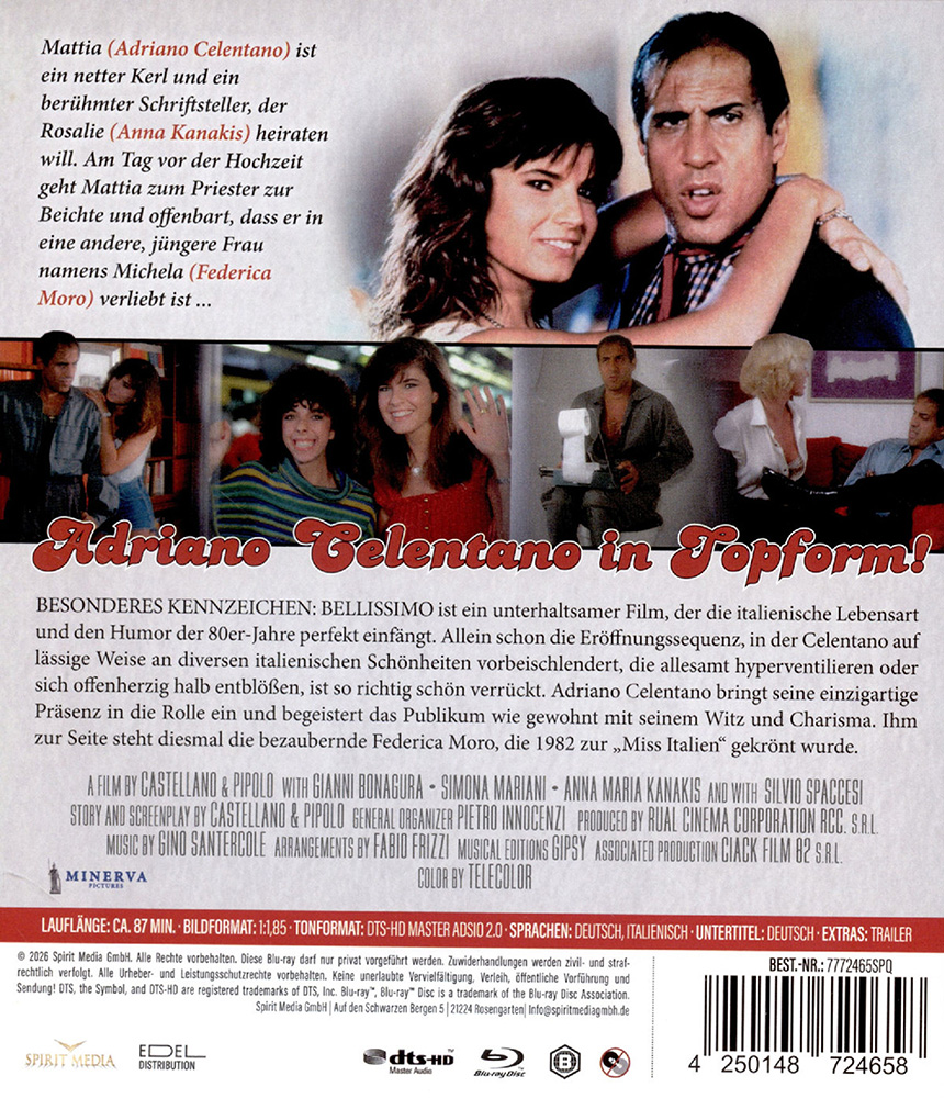 BESONDERES KENNZEICHEN: BELLISSIMO (Blu-Ray)