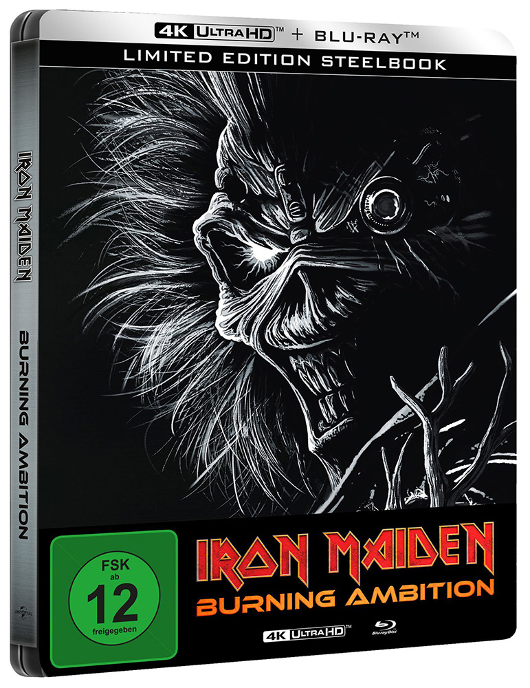 IRON MAIDEN: BURNING AMBITION (4K UHD+Blu-Ray) - SteelBook - Limited Edition