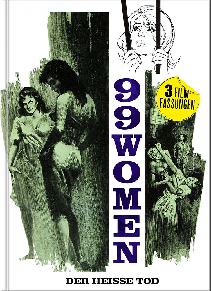 HEISSE TOD, DER (99 WOMEN) (Blu-Ray) (2Discs) - Cover C - Mediabook - Limited 88 Edition - 3 Filmfassungen inkl. X-Rated Version