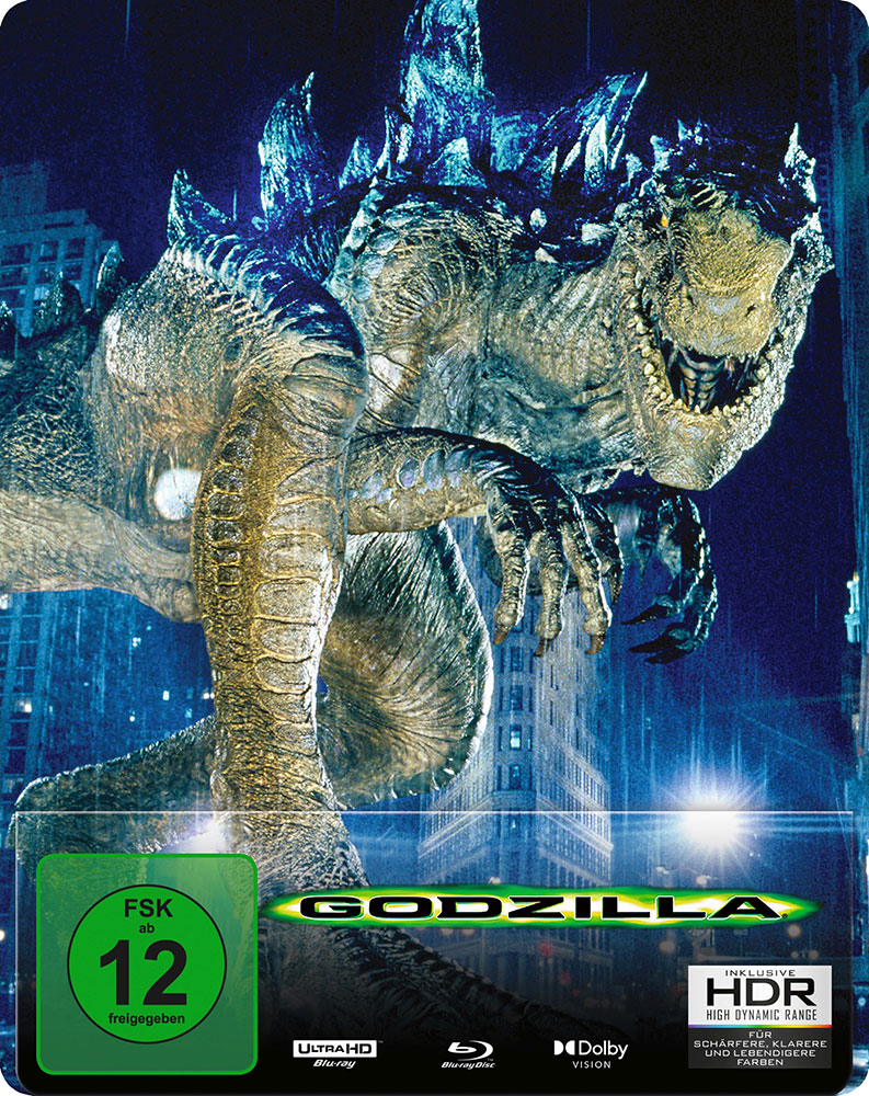 GODZILLA (1998) (4K Ultra HD+Blu-ray) - Limited SteelBook Edition - Remastered