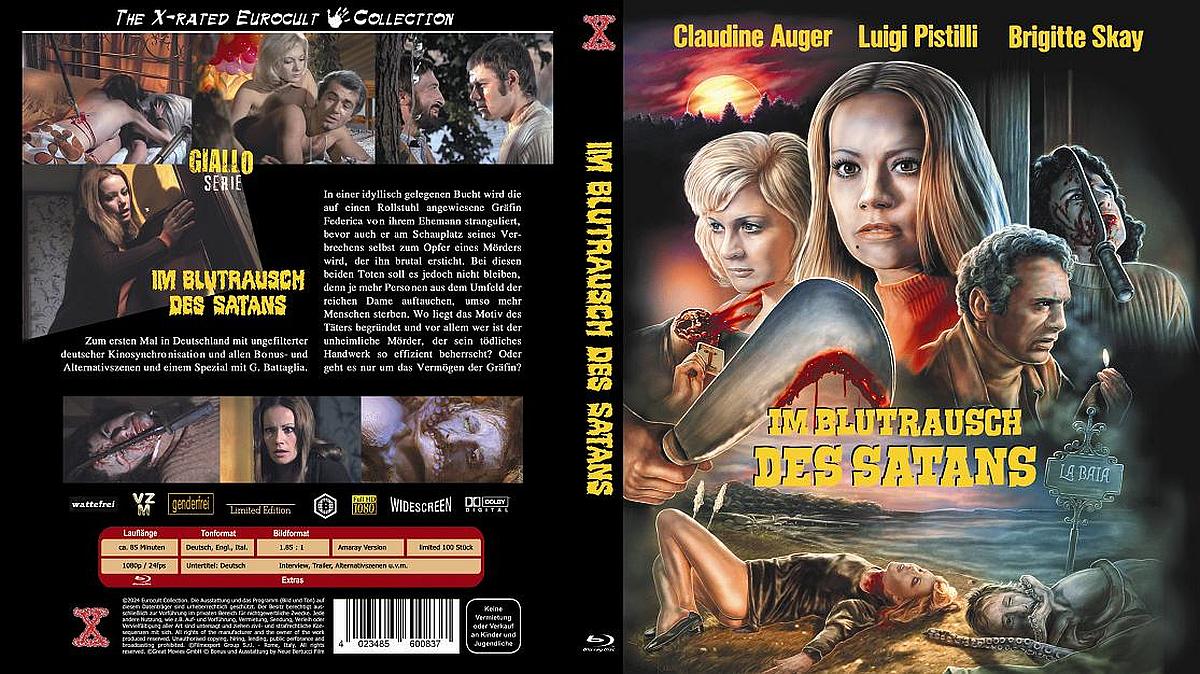 IM BLUTRAUSCH DES SATANS / DELIRIO DI SANGUE (Blu-Ray) - Limited 100 Edition