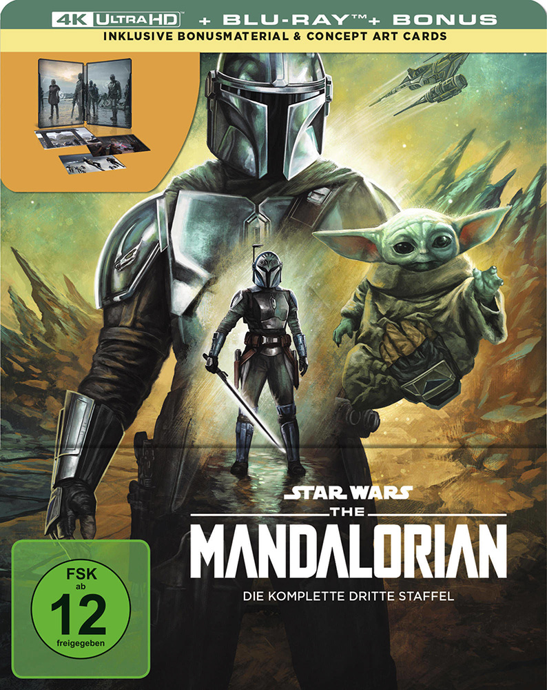 MANDALORIAN, THE - Staffel 3 (4K UHD+Blu-Ray) (4Discs) - Steelbook - Limited Edition