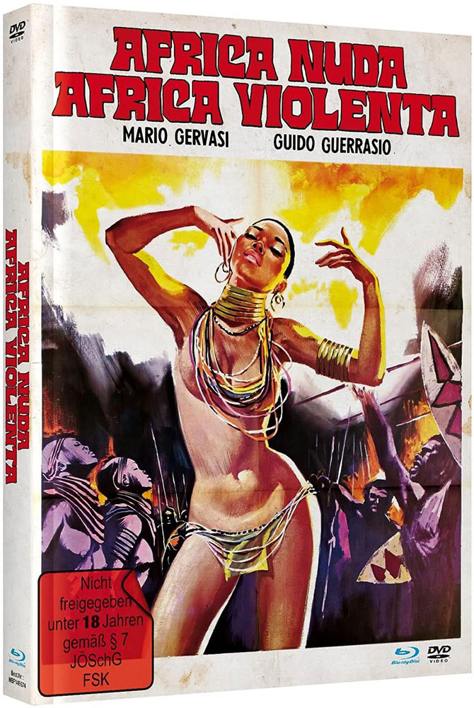 AFRICA NUDA, AFRICA VIOLENTA (Blu-Ray+DVD) - Cover B - Mediabook - Limited 500 Edition