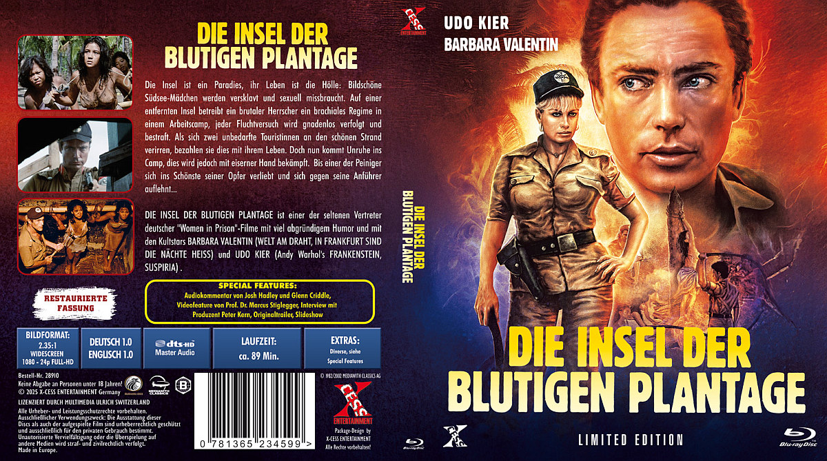 INSEL DER BLUTIGEN PLANTAGE, DIE (Blu-Ray)